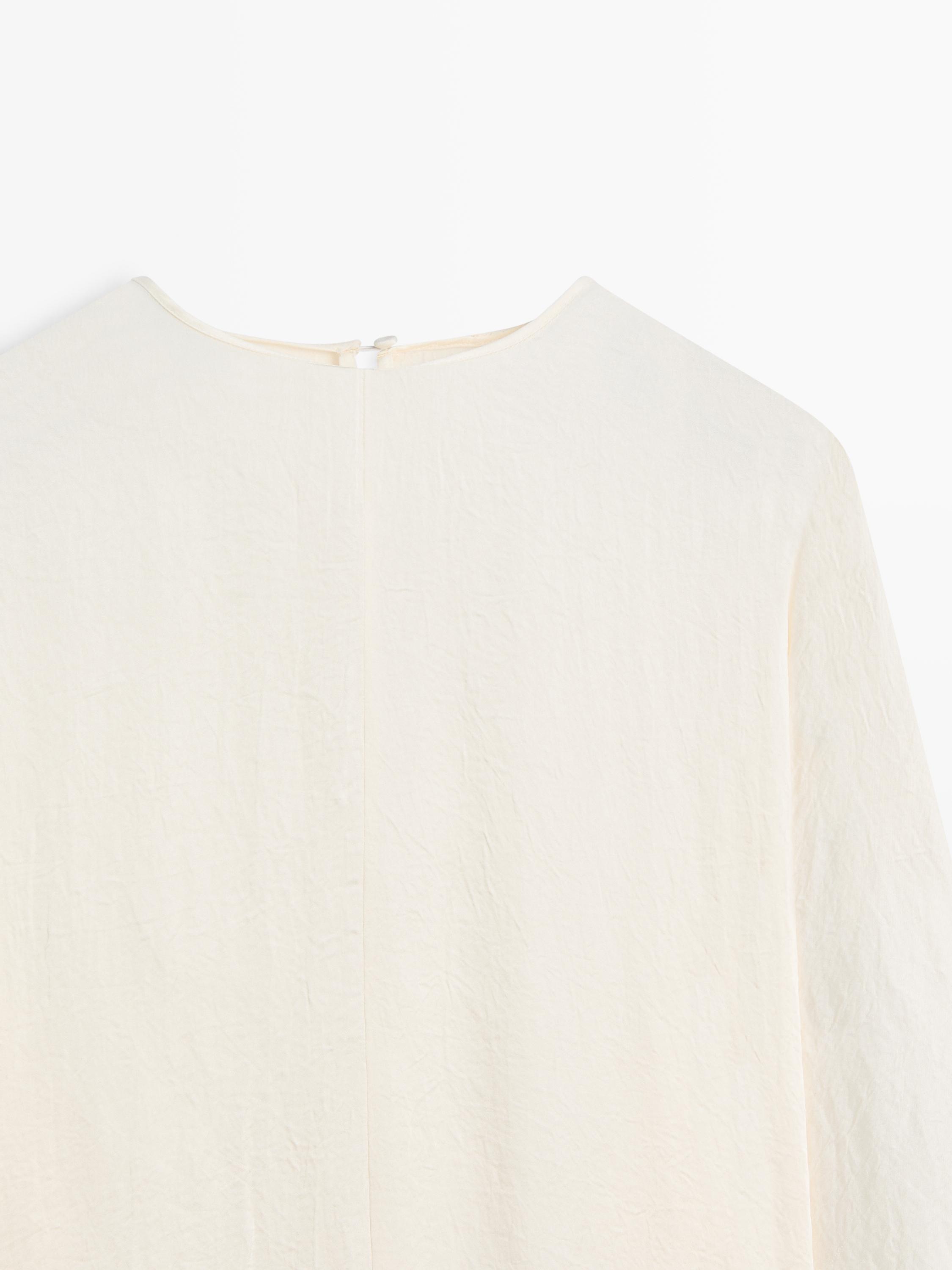 Midi dress with sash belt - STUDIO